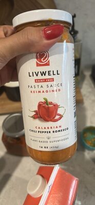 Calabrian Chili Pepper Romesco Pasta Sauce, Calabrian Chili Pepper Romesco