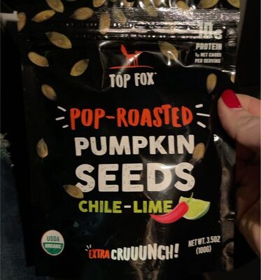 Chile-Lime Pop-Roasted Pumpkin Seeds, Chile-Lime