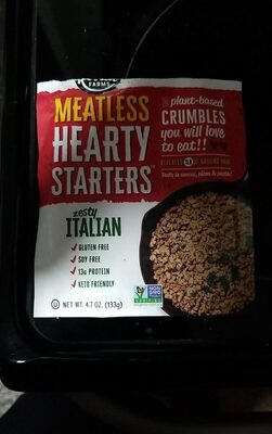 Zesty Italian Meatless Hearty Starters, Zesty Italian
