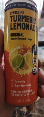 Original Sparkling Turmeric Lemonade, Original