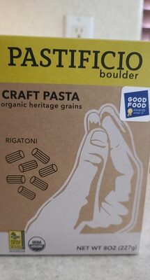 Organic Heritage Grains Craft Pasta, Rigatoni