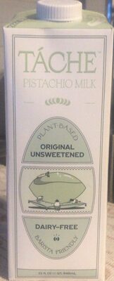 Original Unsweetened Plant-Based Pistachio Milk, Original Unsweetened