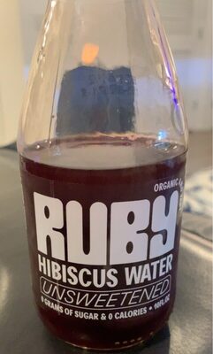 Unsweetened Hibiscus Water, Unsweetened