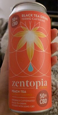 Peach Tea Flavored Black Tea Drink, Peach Tea