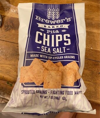 Sea Salt Baked Pita Chips, Sea Salt