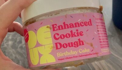 Birthday Cake Enhanced Cookie Dough