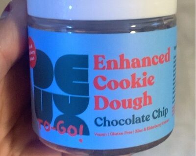 Chocolate Chip Zinc & Elderberry Extract Enhanced Cookie Dough, Chocolate Chip