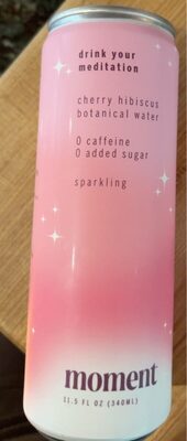 Cherry Hibiscus Sparkling Botanical Water, Cherry Hibiscus