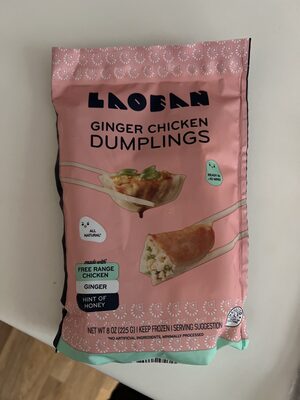 Ginger Chicken Dumplings, Ginger; Chicken