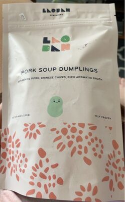 Pork Soup Dumplings, Pork