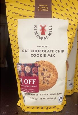 Oat Chocolate Chip Cookie Mix, Oat Chocolate Chip