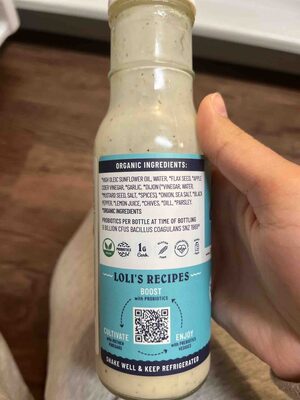 Ranch Plant Based Dressing, Ranch