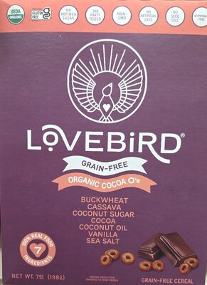 Cacao O's Grain-Free Cereal, Cacao O's