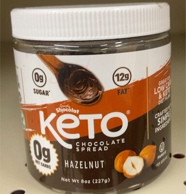 Hazelnut Keto Chocolate Spread, Hazelnut