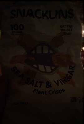 Sea Salt & Vinegar Plant Crisps, Sea Salt & Vinegar