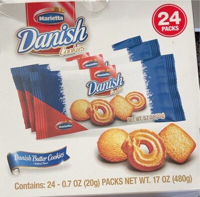 Danish Butter Flavor Cookies, Danish Butter