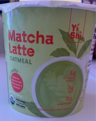 Matcha Latte Oatmeal, Matcha Latte