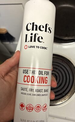 Chefs Life Avocado Olive Sunflower Grapeseed Oil, 16.9 Fl Oz