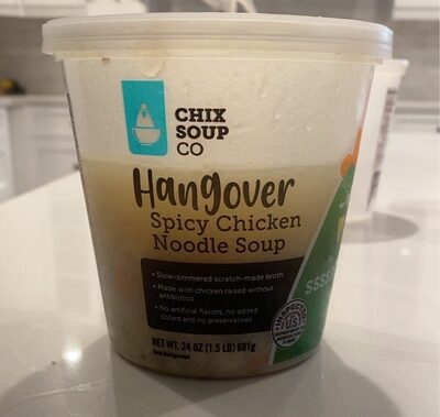 Hangover Spicy Chicken Noodle Soup, Hangover Spicy Chicken