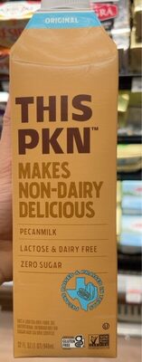 Original Pecanmilk, Original