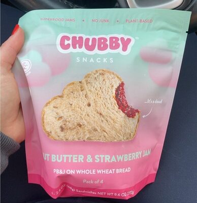 Peanut Butter & Strawberry Jam Sandwiches, Peanut Butter; Strawberry Jam