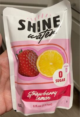 Shinewater Strawberry Lemon Pouches, 8 X 6 Fl Oz, Strawberry; Lemon
