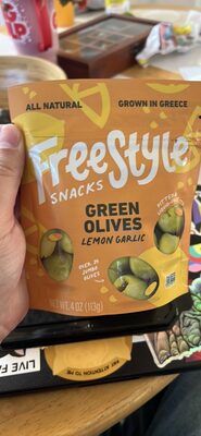 Lemon Garlic Green Olives, Lemon Garlic