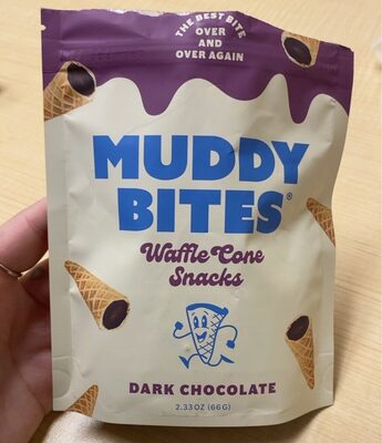 Dark Chocolate Waffle Cone Snacks, Dark Chocolate