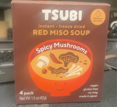 Spicy Mushrooms Red Miso Soup, Spicy Mushrooms Red Miso
