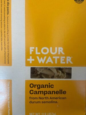 Organic Pasta, Campanelle