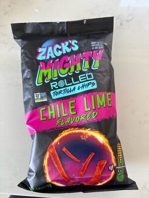 Chile Lime Rolled Tortilla Chips, Chile Lime