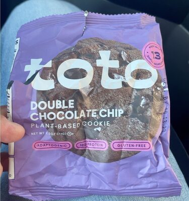 Double Chocolate Chip Plant-Based Cookie, Double Chocolate Chip