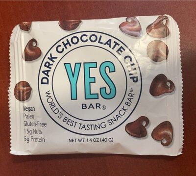 Dark Chocolate Chip Snack Bar, Dark Chocolate Chip