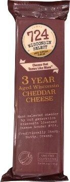 3 Year Aged Wisconsin Cheddar Cheese, 3 Year Aged Wisconsin Cheddar