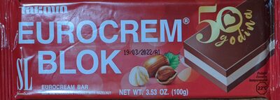 Takovo Eurocrem Eurocream Bar, 3.53 Oz