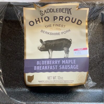 Blueberry Maple Breakfast Sausage Pork, Blueberry Maple Breakfast Sausage