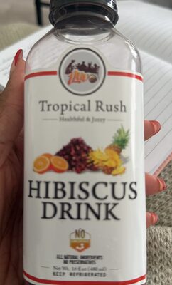 Tropical Rush Hibiscus Drink, Tropical Rush