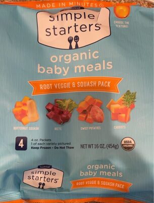 Root Veggie & Squash Pack Organic Baby Meals