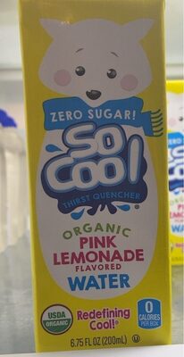 Pink Lemonade Water Organically Thirst Quencher, Pink Lemonade Water