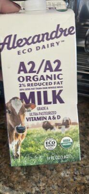 Organic 2% Reduced Fat Milk