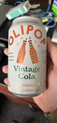 Vintage Cola Sparkling Soda, Cola