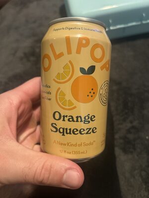 Orange Squeeze Sparkling Soda, Orange