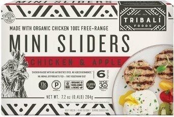 Chicken & Apple Mini Sliders Patties, Chicken & Apple