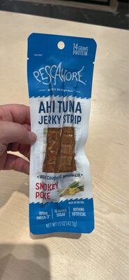 Smokey Poke Ahi Tuna Jerky Strip, Smokey Poke