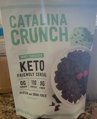 Mint Chocolate Keto Friendly Cereal, Mint Chocolate