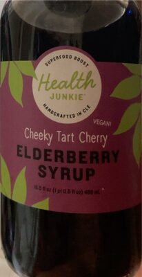 Cheeky Tart Cherry Elderberry Syrup, Cheeky Tart Cherry