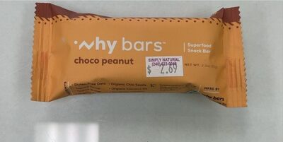 Choco Peanut Superfood Snack Bar, Choco Peanut