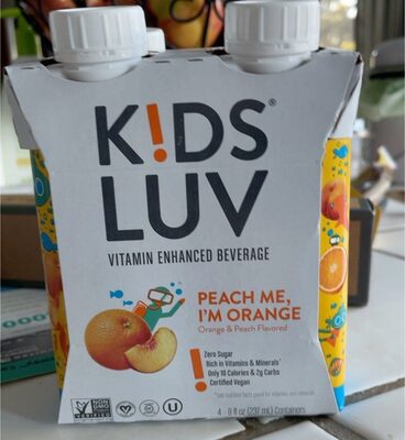 Peach Me, I'M Orange Orange & Peach Flavored Vitamin Enhanced Beverage, Peach Me, I'M Orange