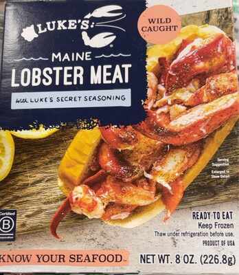 Maine Lobster Meat With Luke's Secret Seasoning, Luke's Secret Seasoning