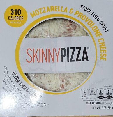 Mozzarella & Provolone Cheese Ultra Thin & Crispy Stone Fired Crust Pizza, Mozzarella & Provolone Cheese